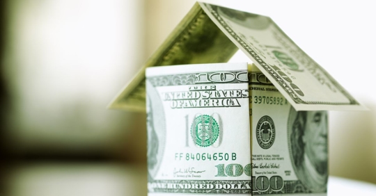 House made out of money